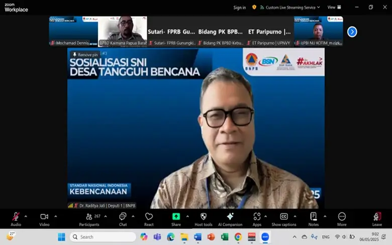 BNPB dan BSN Sosialisasikan Revisi SNI Destana Fase Dua